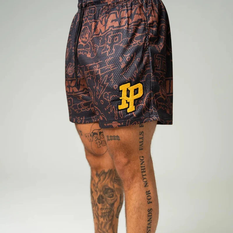 Embroidered Men's Shorts