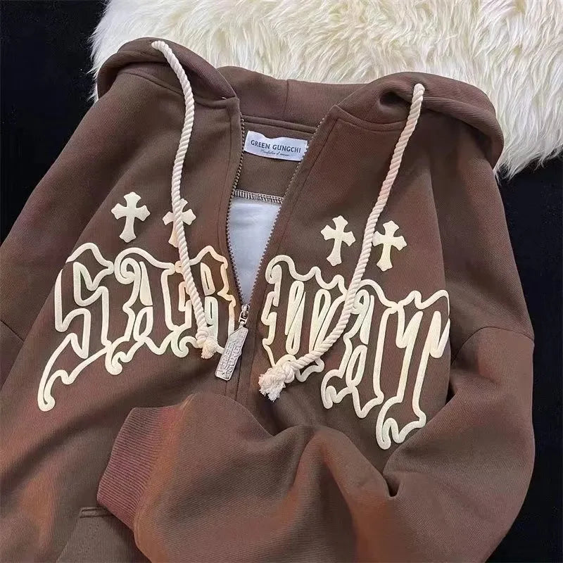 Women Zip Up Hoodie