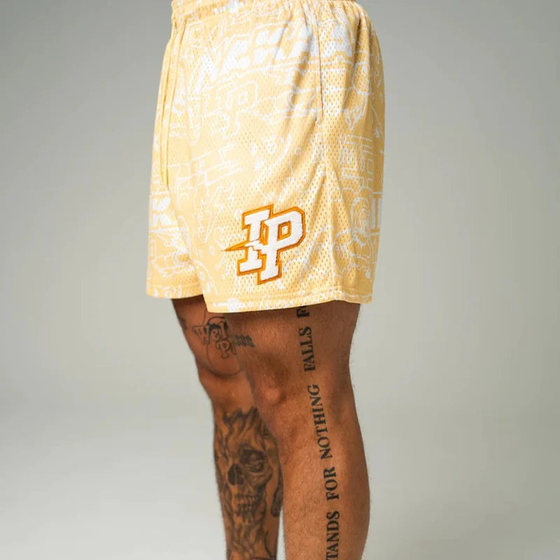 Embroidered Men's Shorts