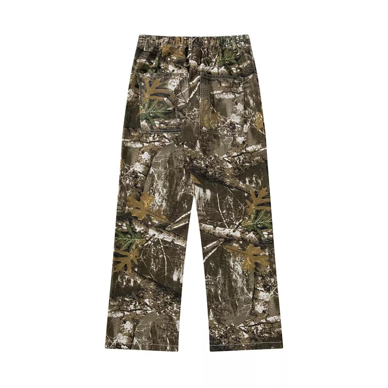 Embroidery Leopard Men's Casual Trousers