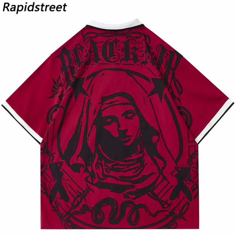 Polo Virgin Mary Graphic T Shirt